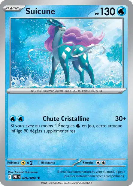 ME02 [FR] PFL (REVERSE) 026 SUICUNE (HOLO)