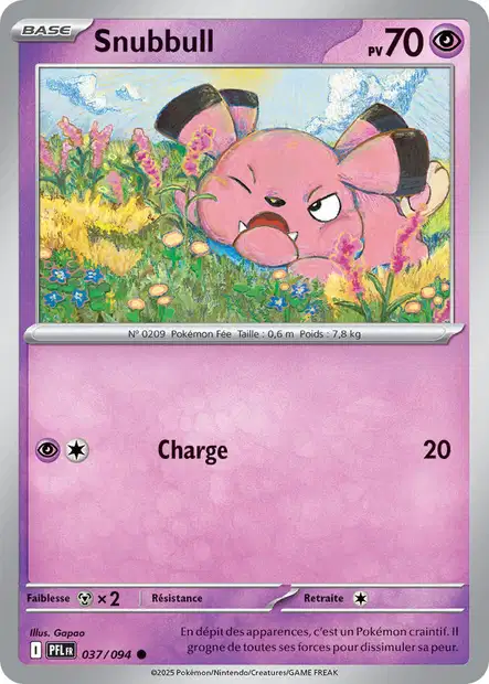 ME02 [FR] PFL (REVERSE) 037 SNUBBULL (COMMUNE)