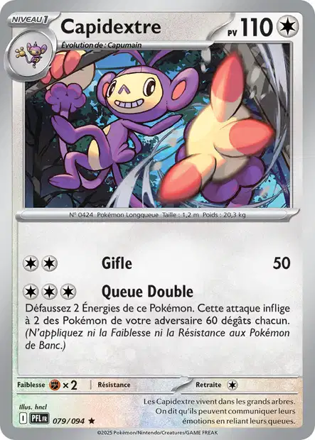 ME02 [FR] PFL (REVERSE) 079 CAPIDEXTRE (HOLO)