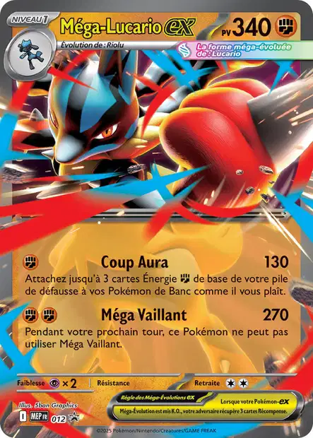 POK [FR] MEP 012 MEGA-LUCARIO EX (PROMO)