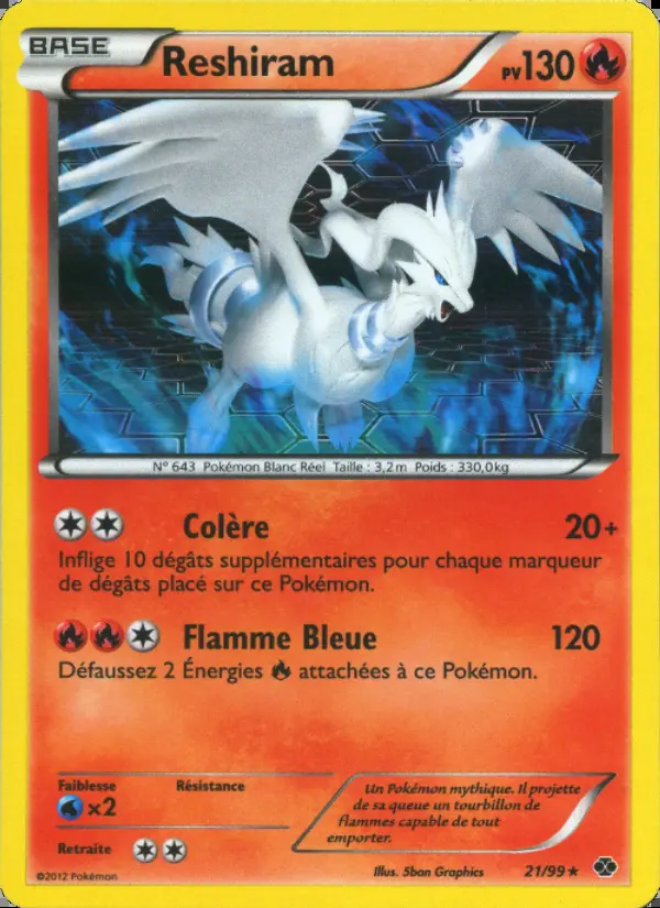 NB04 [FR] NXD 021 RESHIRAM (RARE)