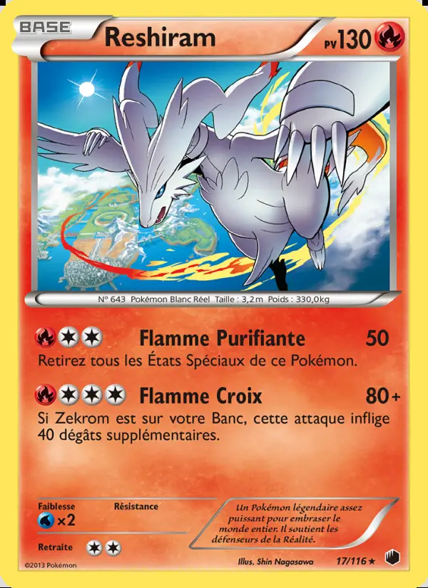 NB09 [FR] PLF 017 RESHIRAM (HOLO)