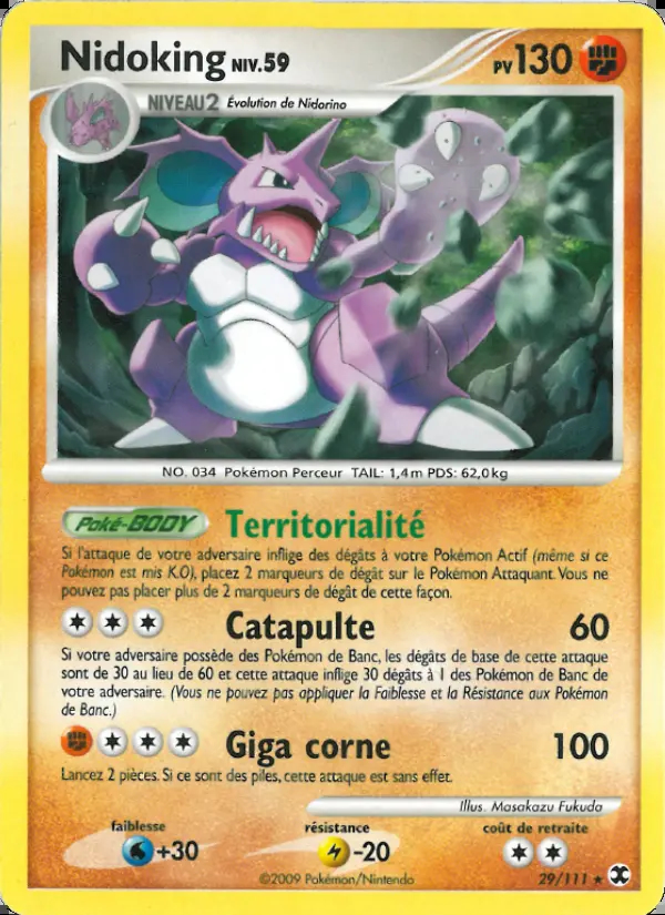 PL02 [FR] RR 029 NIDOKING (RARE)