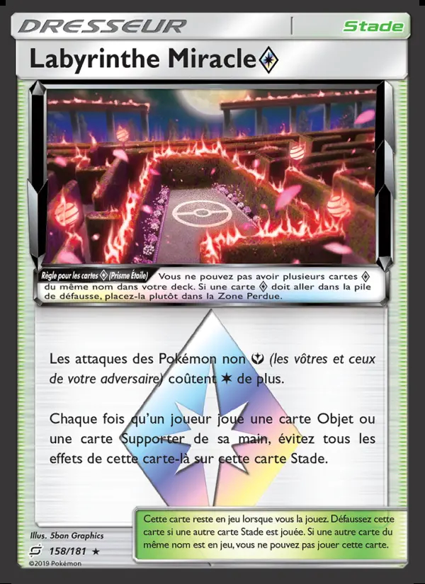SL09 TEU - 158 LABYRINTHE MIRACLE (HOLO)