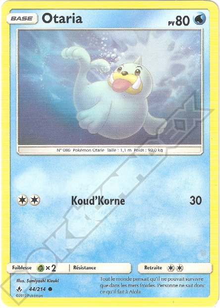 SL10 [FR] UNB (REVERSE) 044 OTARIA