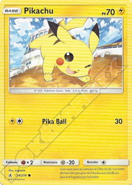 SL10 [FR] UNB 054 PIKACHU
