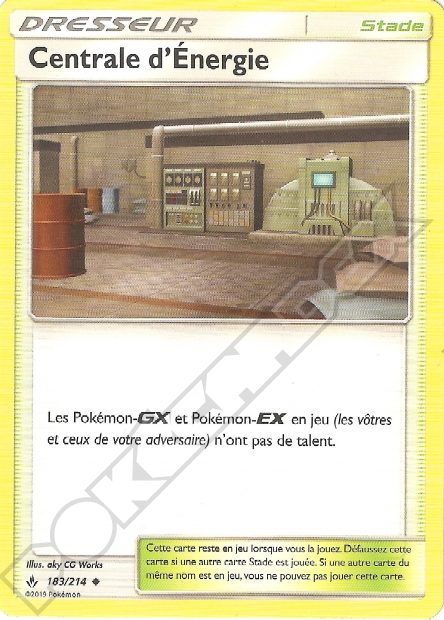 SL10 [FR] UNB 183 CENTRALE D'ENERGIE