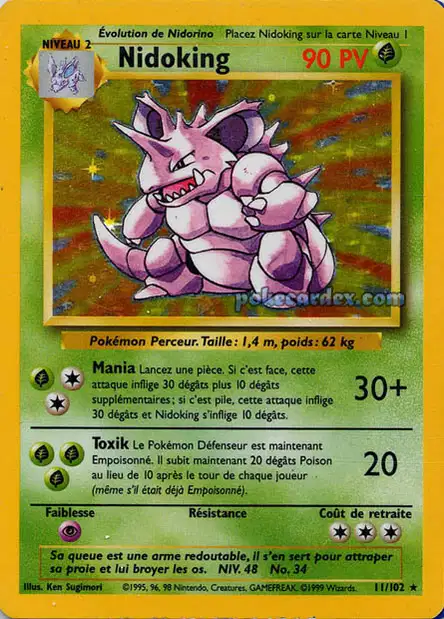 W01 [FR] BS (ED2) 011 NIDOKING (HOLO)