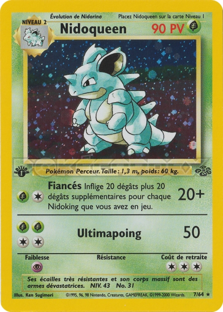 W02 [FR] JU (ED2) 007 NIDOQUEEN (HOLO)