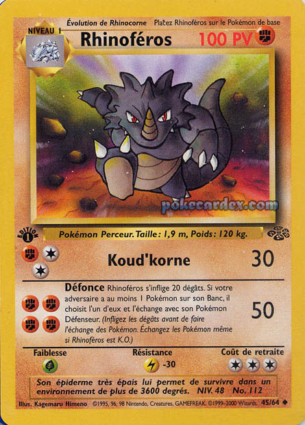 W02 [FR] JU (ED2) 045 RHINOFEROS (UNCO)