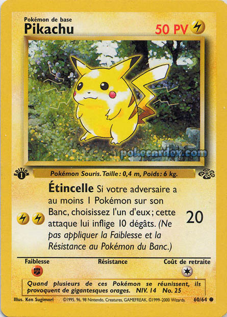 W02 [FR] JU (ED2) 060 PIKACHU (COMMUNE)
