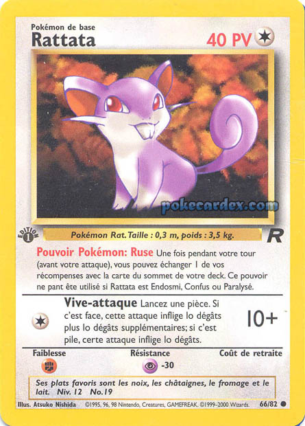 W04 [FR] TR (ED2) 066 RATTATA (COMMUNE)