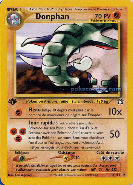 W05 [FR] NG (ED2) 021 DONPHAN (RARE)