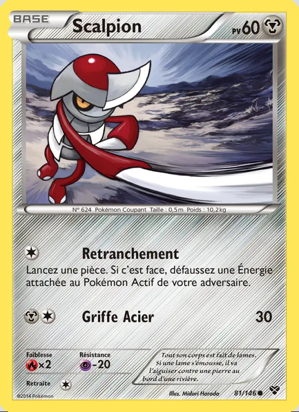 XY01 [FR] XY (REVERSE) 081 SCALPION