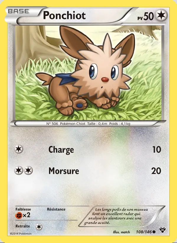 XY01 - 108 PONCHIOT (REVERSE)