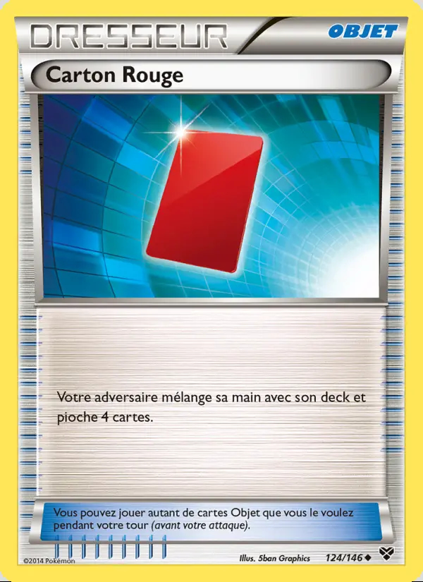 XY01 [FR] XY 124 CARTON ROUGE