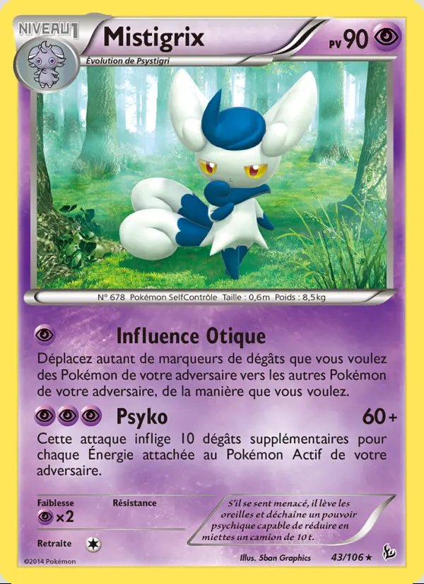 XY02 [FR] FLF 043 MISTIGRIX (RARE)