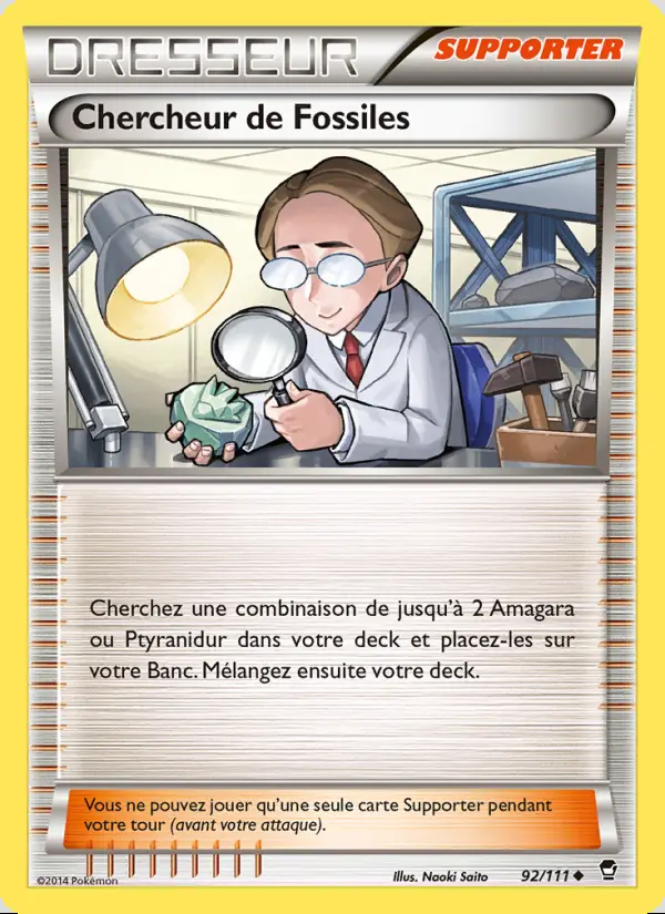 XY03 - 092 CHERCHEUR DE FOSSILES