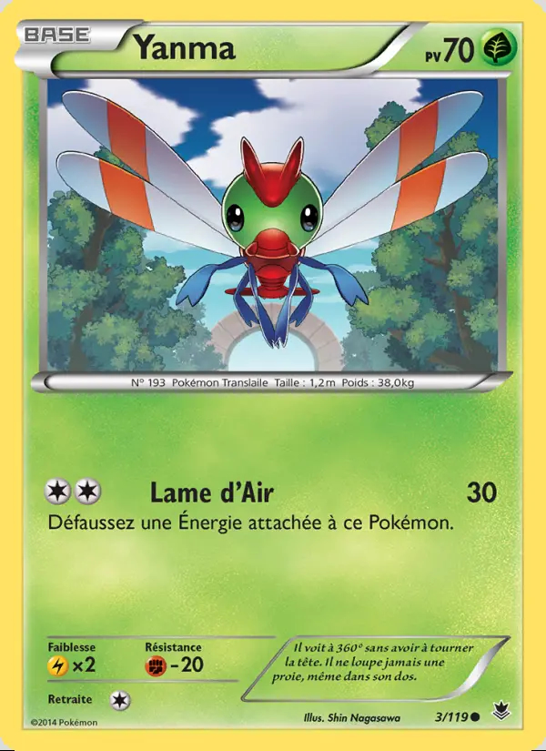 XY04 [FR] PHF (REVERSE) 003 YANMA