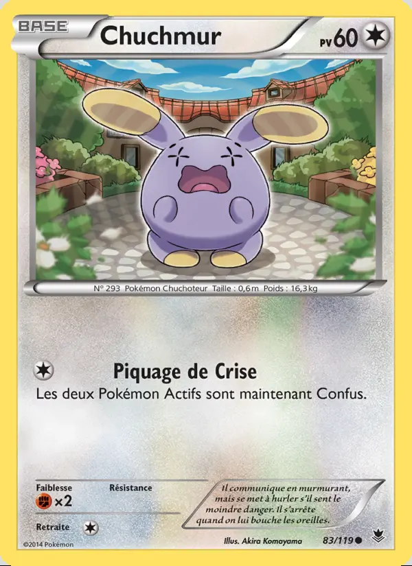 XY04 [FR] PHF (REVERSE) 083 CHUCHMUR