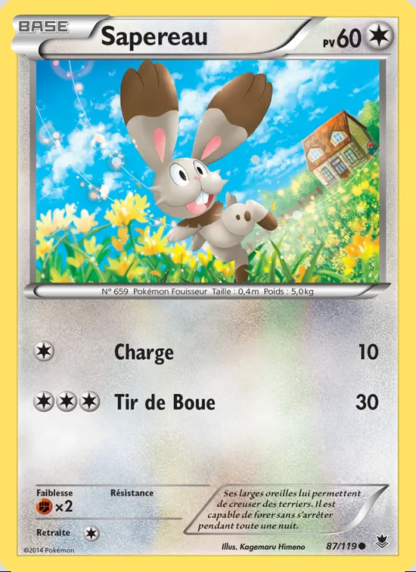 XY04 [FR] PHF (REVERSE) 087 SAPEREAU