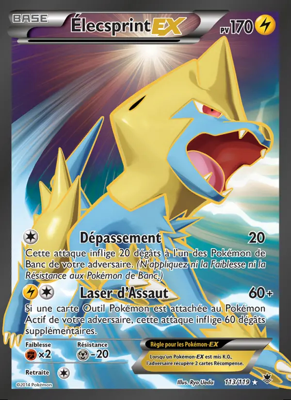 XY04 [FR] PHF 113 &Eacute;LECSPRINT-EX (ULTRA RARE)