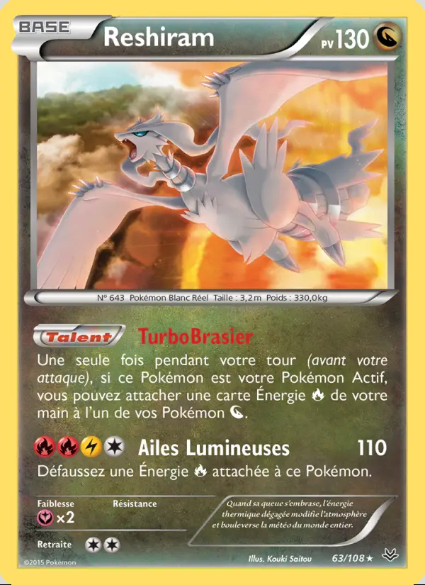 XY06 [FR] ROS 063 RESHIRAM (HOLO)