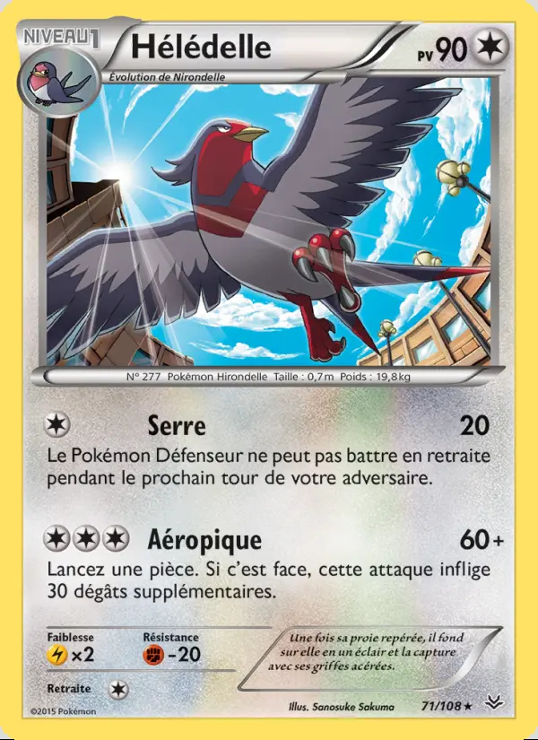 XY06 [FR] ROS 071 HELEDELLE (RARE)