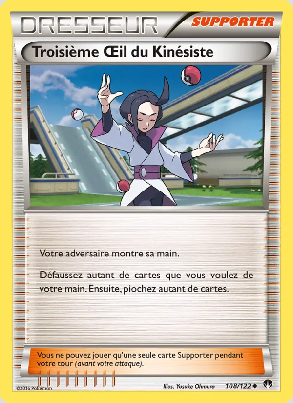 XY09 [FR] BKP 108 TROISIEME OEIL DU KINESISTE