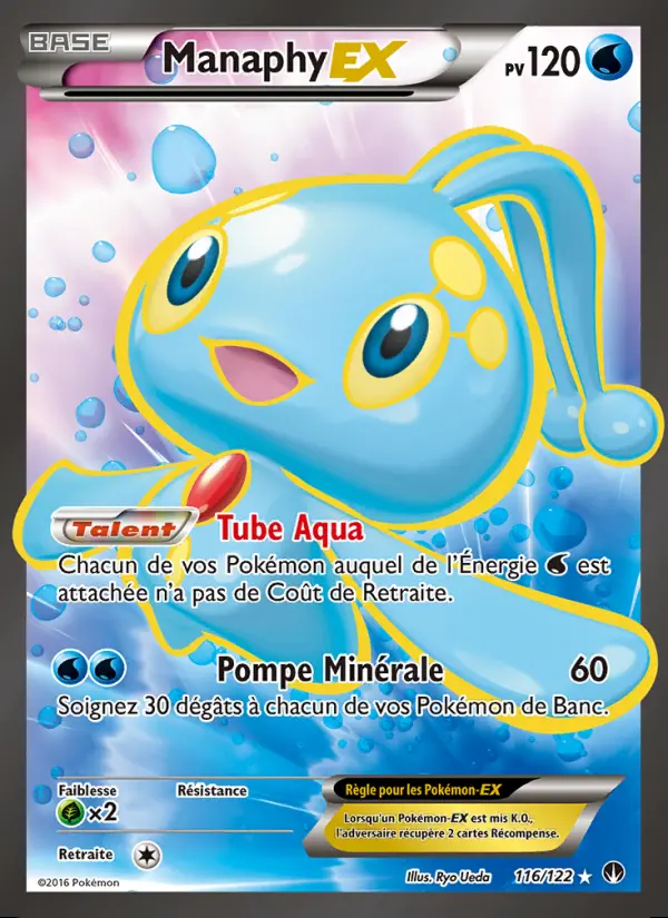XY09 [FR] BKP 116 MANAPHY-EX (ULTRA RARE)