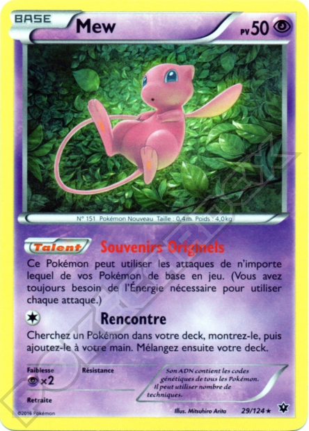 XY10 [FR] FCO 029 MEW (HOLO)