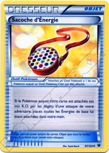 XY10 [FR] FCO 097 SACOCHE D'&Eacute;NERGIE