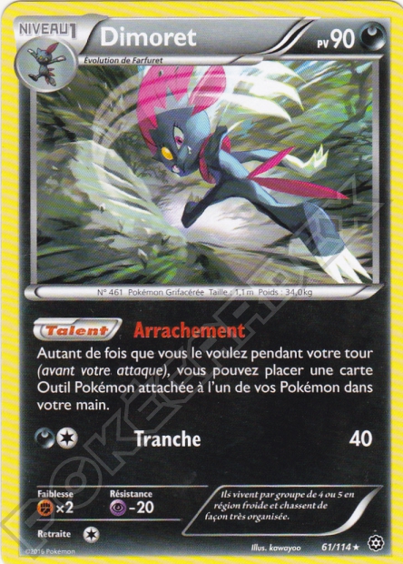 XY11 [FR] STS 061 DIMORET (RARE)