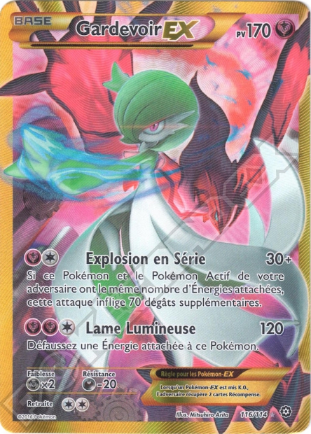 XY11 [FR] STS 116 GARDEVOIR-EX (SECRETE GOLD)