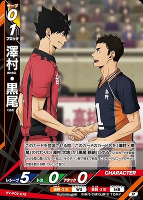 HAIKYUU!! HV-P02-078 RARE