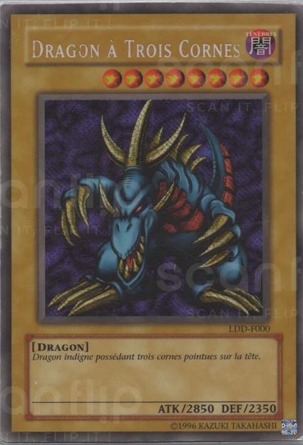 YGO [FR] LDD-F000 DRAGON A TROIS CORNES (SECRETE RARE)