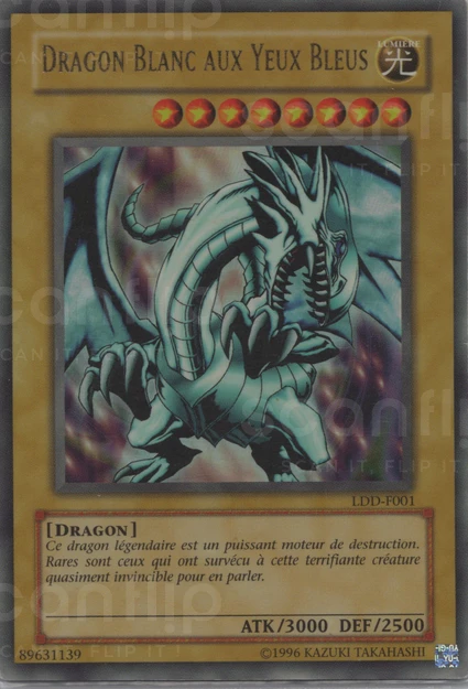 LDD-F001 DRAGON BLANC AUX YEUX BLEUS (ULTRA RARE) - [FR]