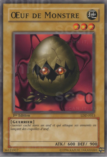 YGO [FR] LDD-F013 (ED1) OEUF DE MONSTRE (COMMUNE)