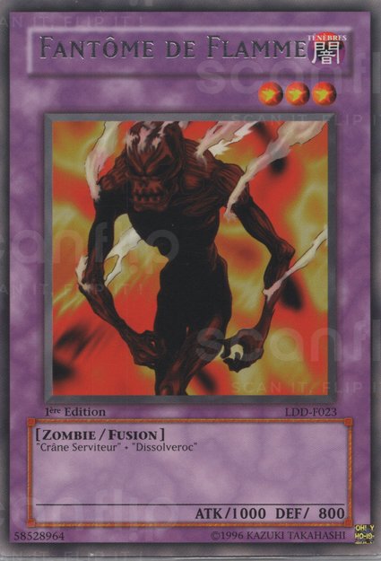 YGO [FR] LDD-F023 (ED1) FANTOME DE FLAMME (RARE)
