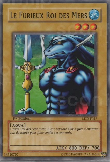 YGO [FR] LDD-F027 LE FURIEUX ROI DES MERS (COMMUNE)
