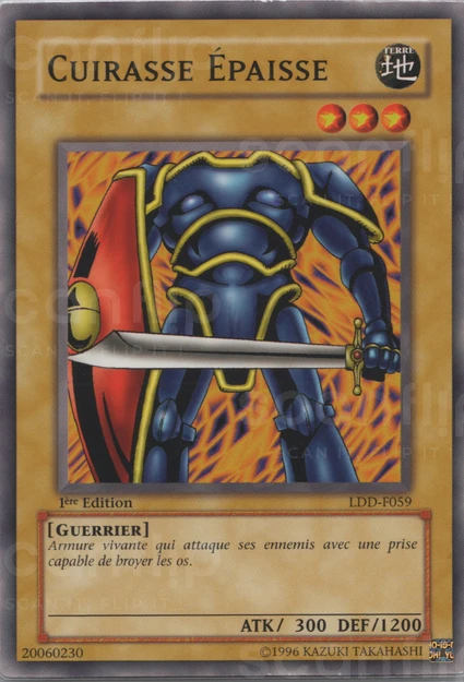 YGO [FR] LDD-F059 CUIRASSE EPAISSE (COMMUNE)