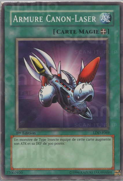 YGO [FR] LDD-F069 (ED1) ARMURE CANON-LASER (COMMUNE)