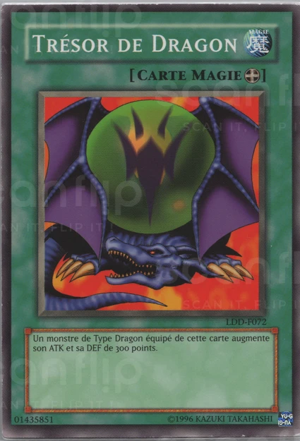 YGO [FR] LDD-F072 (ED1) TRESOR DE DRAGON (COMMUNE)