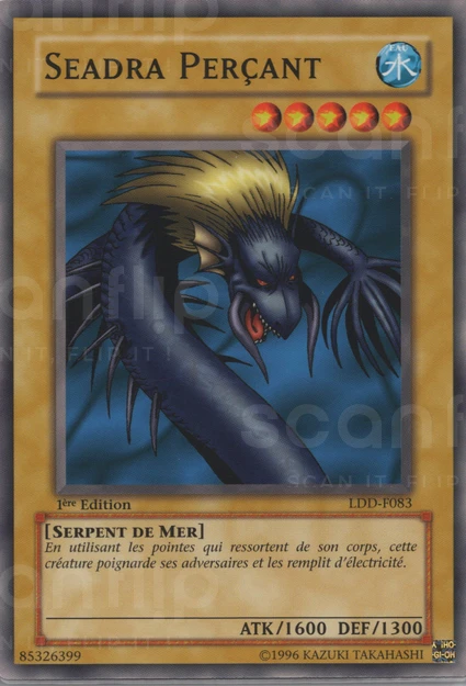 YGO [FR] LDD-F083 (ED1) SEADRA PERCANT (COMMUNE)