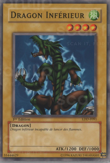 YGO [FR] LDD-F091 (ED1) DRAGON INFERIEUR (COMMUNE)