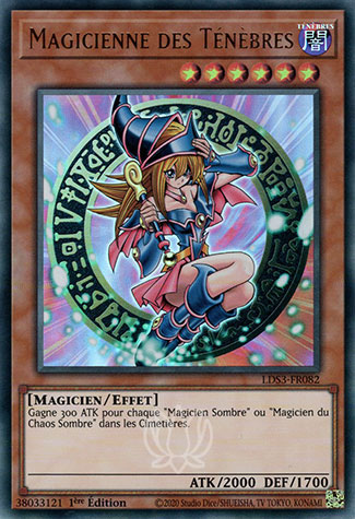 YGO [FR] LDS3-FR082 MAGICIENNE DES TENEBRES (ULTRA RARE) - GRADEE PCA9.5