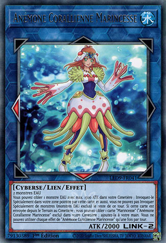 YGO [FR] LED9-FR041 ANEMONE CORALLIENNE MARINCESSE (RARE)