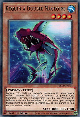 YGO [FR] LED9-FR049 REQUIN A DOUBLE NAGEOIRE (RARE)