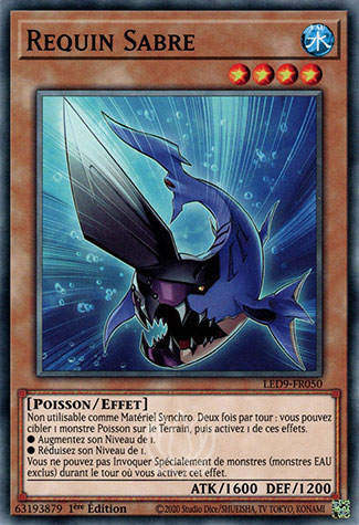 YGO [FR] LED9-FR050 REQUIN SABRE (COMMUNE)