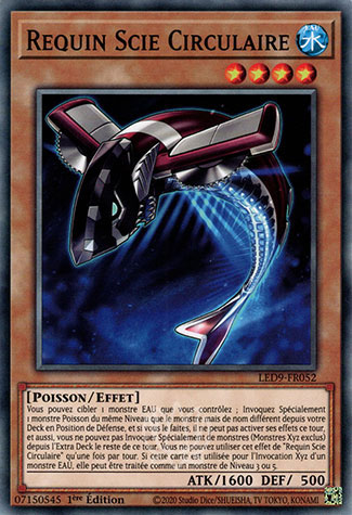 YGO [FR] LED9-FR052 REQUIN SCIE CIRCULAIRE (COMMUNE)